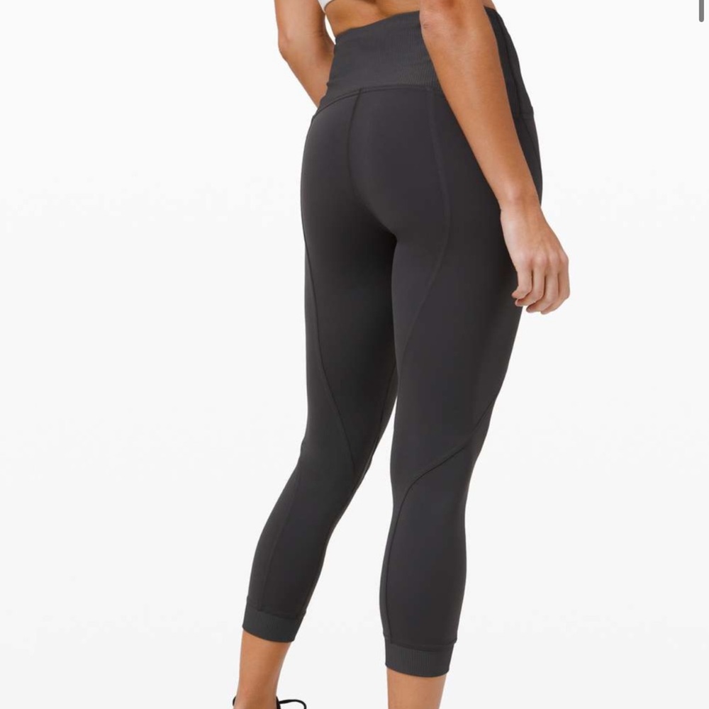 Lululemon Train Free High-Rise Crop 23"- Graphite Grey